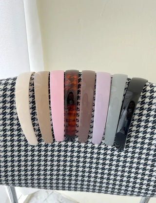 1+1 Enamel Acrylic Basic Daily Headband Hairband