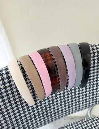 1+1 Enamel Acrylic Basic Daily Headband Hairband