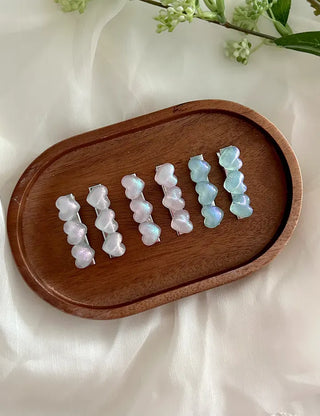 1+1 Sparkling Mini Heart Side Hair Clip Set