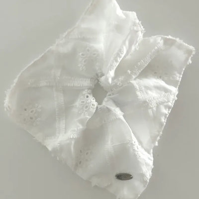 Pure Lace Scrunchie Square Scarf Hair Tie