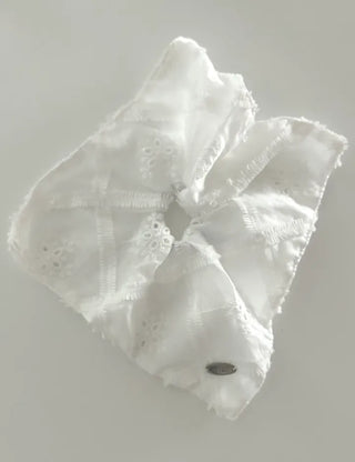 Pure Lace Scrunchie Square Scarf Hair Tie
