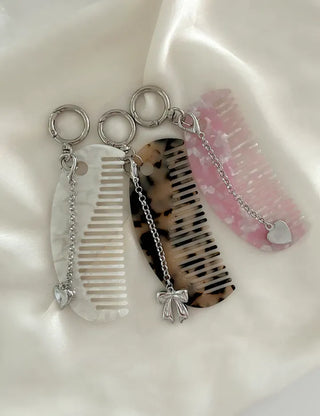 Long chain pendant keyring phone strap bag charm decoration