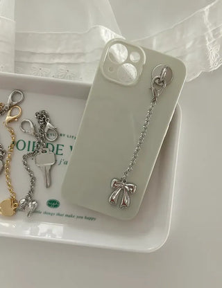 Long chain pendant keyring phone strap bag charm decoration