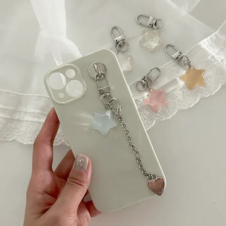 Long chain pendant keyring phone strap bag charm decoration