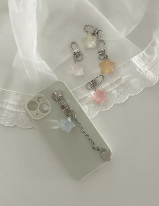 Long chain pendant keyring phone strap bag charm decoration