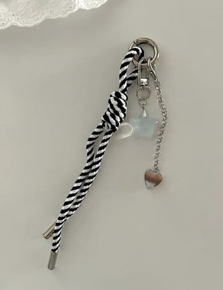 Long chain pendant keyring phone strap bag charm decoration
