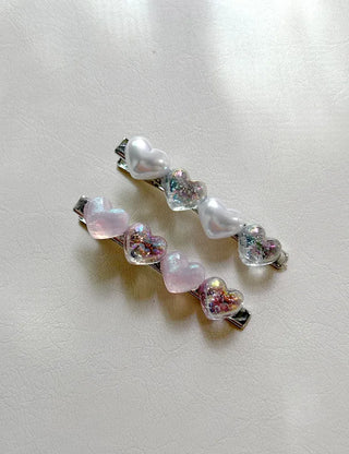 Mix Heart Hairpin Set Side Hair Clips Bobby Pins