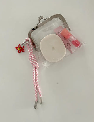 Bead flower keyring, Baekku flower decoration phone strap