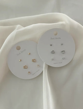 Flat-price piece mini earring set daily earrings