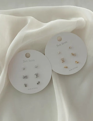 Flat-price piece mini earring set daily earrings