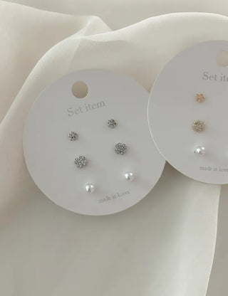 Flat-price piece mini earring set daily earrings