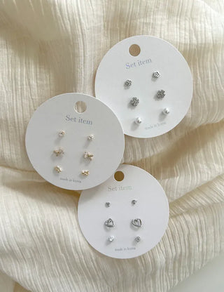 Flat-price piece mini earring set daily earrings