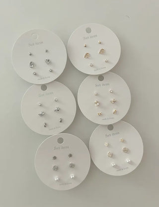 Flat-price piece mini earring set daily earrings