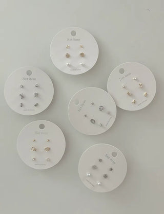 Flat-price piece mini earring set daily earrings