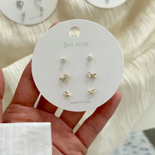 Flat-price piece mini earring set daily earrings