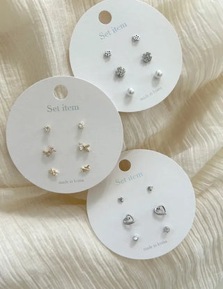 Flat-price piece mini earring set daily earrings