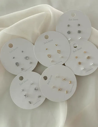 Flat-price piece mini earring set daily earrings