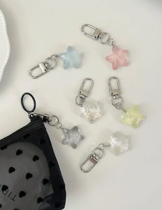 Custom Formica Star Keyring Key Holder Phone Strap Hook