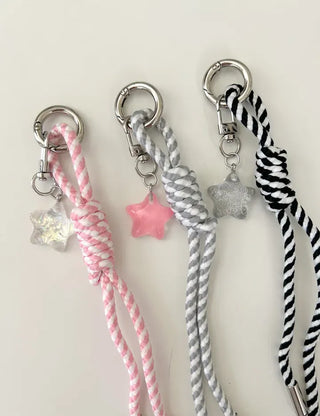 Custom Formica Star Keyring Key Holder Phone Strap Hook