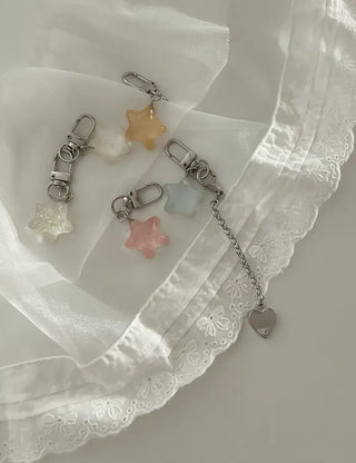 Custom Formica Star Keyring Key Holder Phone Strap Hook