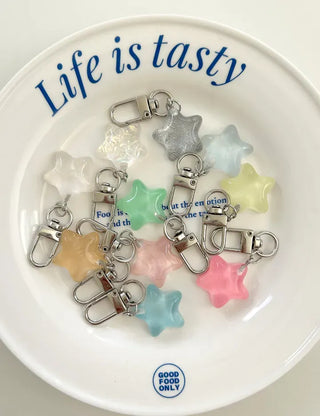 Custom Formica Star Keyring Key Holder Phone Strap Hook