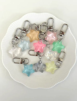 Custom Formica Star Keyring Key Holder Phone Strap Hook