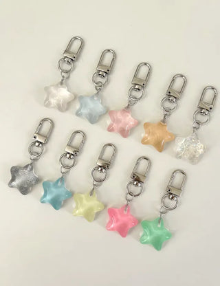 Custom Formica Star Keyring Key Holder Phone Strap Hook