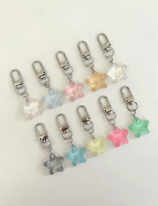 Custom Formica Star Keyring Key Holder Phone Strap Hook