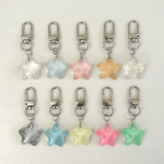 Custom Formica Star Keyring Key Holder Phone Strap Hook
