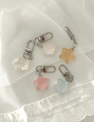 Custom Formica Star Keyring Key Holder Phone Strap Hook
