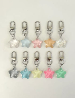 Custom Formica Star Keyring Key Holder Phone Strap Hook