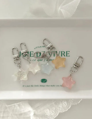 Custom Formica Star Keyring Key Holder Phone Strap Hook
