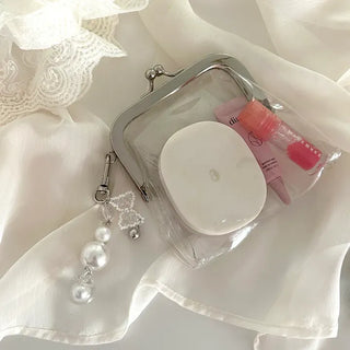Pure Ribbon Keyring Pearl Bead Keyholder Phone Strap