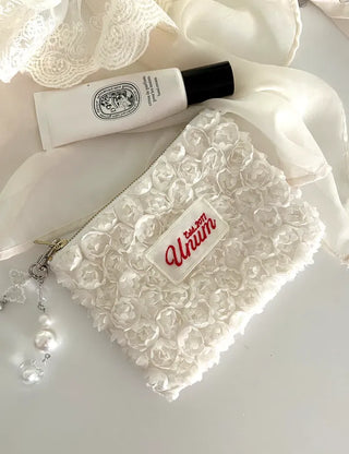 Pure Ribbon Keyring Pearl Bead Keyholder Phone Strap
