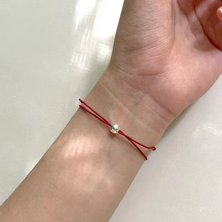 Silver ball elastic bracelet layered 925 silver bracelet