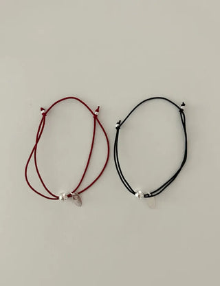 Silver ball elastic bracelet layered 925 silver bracelet