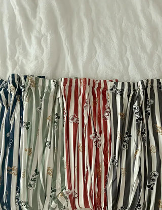 Disney striped pajama pants, couple pajamas, loungewear