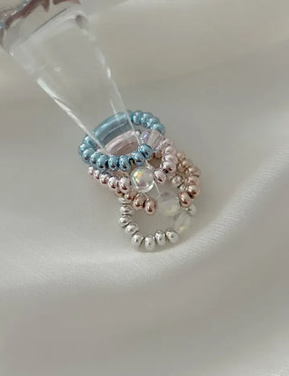 Aurora Bead Ring Handmade Women's Beach Look