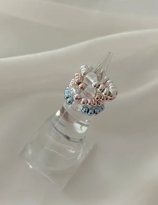 Aurora Bead Ring Handmade Women's Beach Look