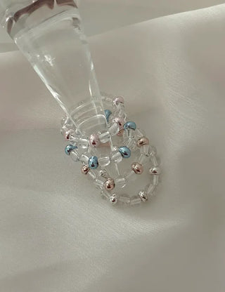 Aurora Bead Ring Handmade Women's Beach Look