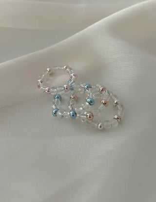 Aurora Bead Ring Handmade Women's Beach Look