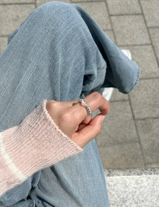 Aurora Bead Ring Handmade Women's Beach Look