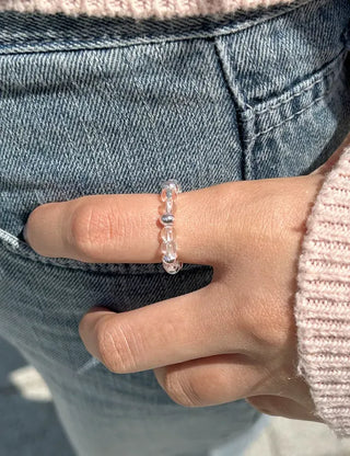 Aurora Bead Ring Handmade Women's Beach Look
