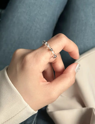 Aurora Bead Ring Handmade Women's Beach Look