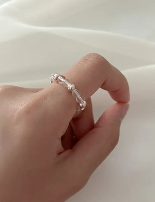 Aurora Bead Ring Handmade Women's Beach Look