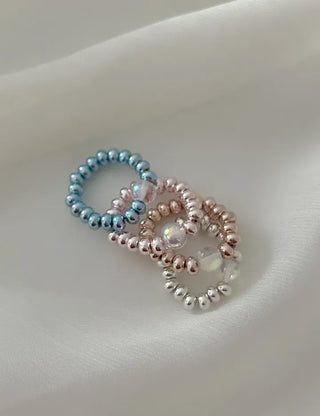 Aurora Bead Ring Handmade Women's Beach Look