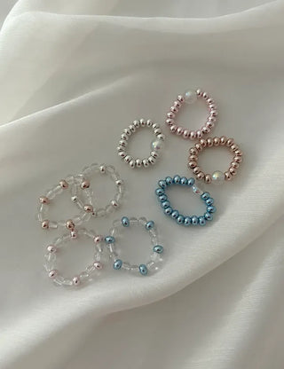 Aurora Bead Ring Handmade Women's Beach Look