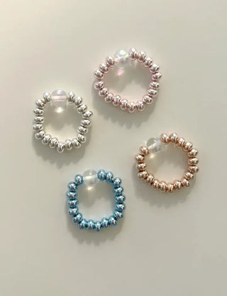 Aurora Bead Ring Handmade Women's Beach Look