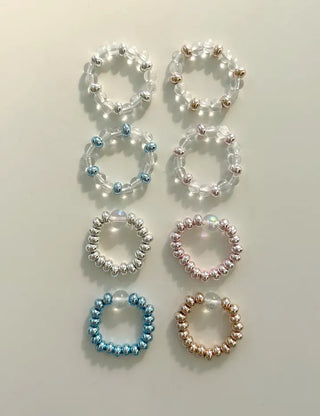 Aurora Bead Ring Handmade Women's Beach Look