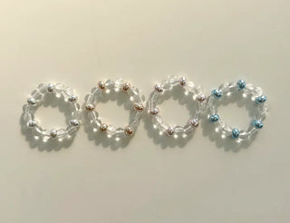 Aurora Bead Ring Handmade Women's Beach Look
